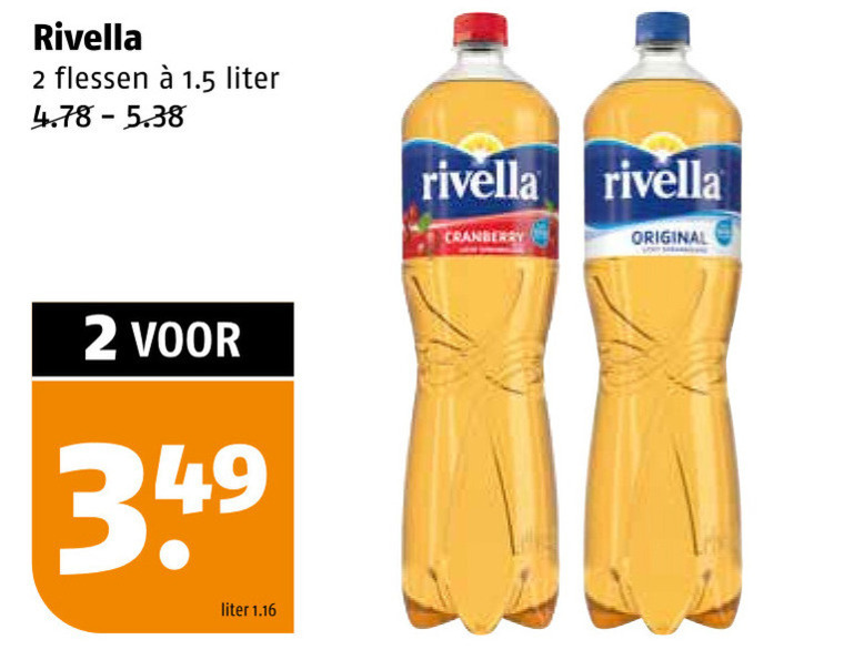 Rivella   frisdrank folder aanbieding bij  Poiesz - details