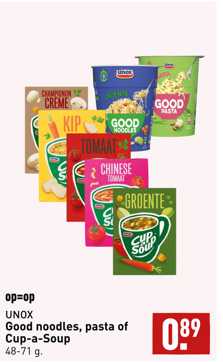 Cup a Soup   noodles, soep folder aanbieding bij  Aldi - details