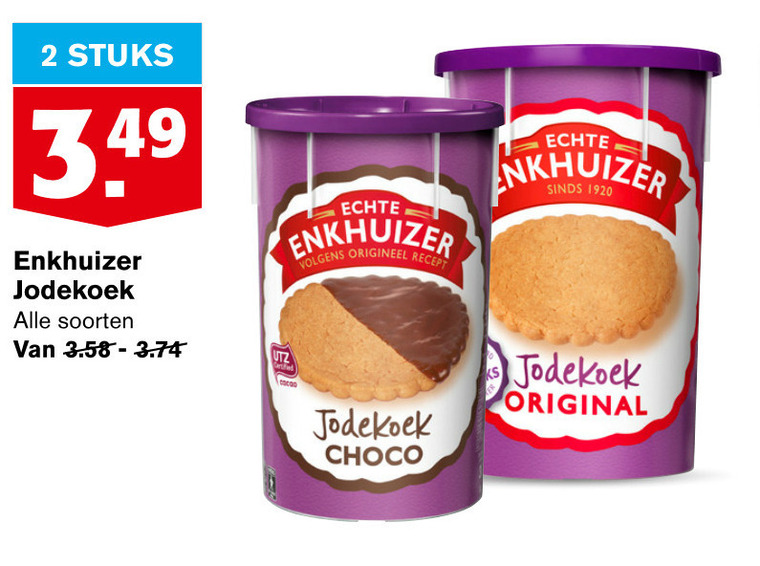 Enkhuizer   koek folder aanbieding bij  Hoogvliet - details