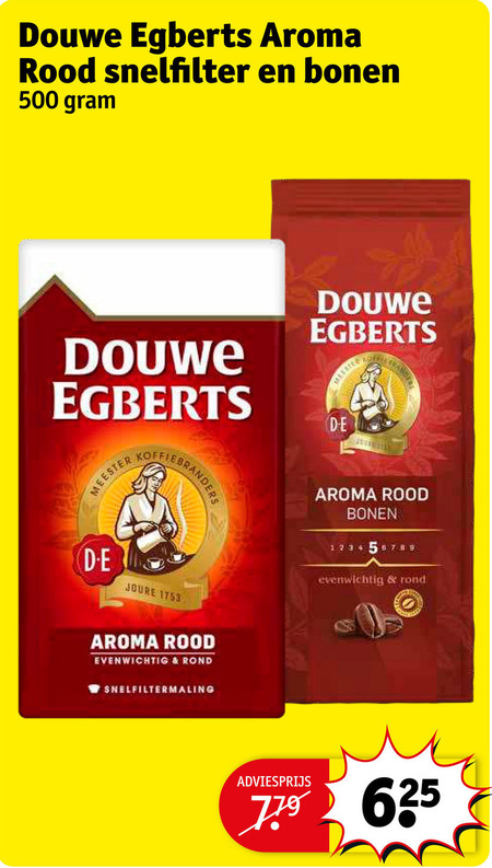 Douwe Egberts   koffiebonen, koffie folder aanbieding bij  Kruidvat - details