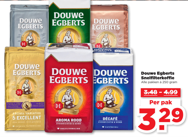 Douwe Egberts   koffie folder aanbieding bij  Plus&nbsp;Vandaag - details