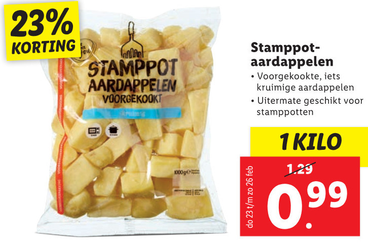 aardappelen folder aanbieding bij Lidl - details
