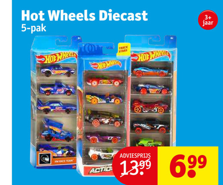 Hot Wheels   miniatuur auto folder aanbieding bij  Kruidvat - details