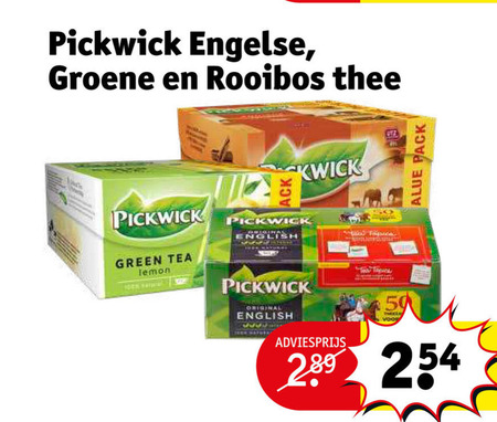 Pickwick   thee folder aanbieding bij  Kruidvat - details