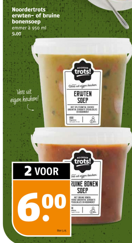 Noordertrots   soep folder aanbieding bij  Poiesz - details