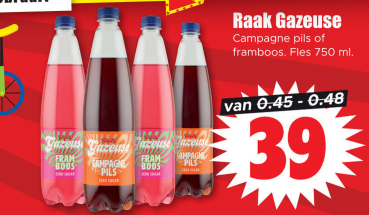 Raak   frisdrank folder aanbieding bij  Dirk - details