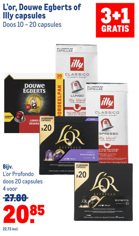 Douwe Egberts   koffiecups folder aanbieding bij  Makro - details