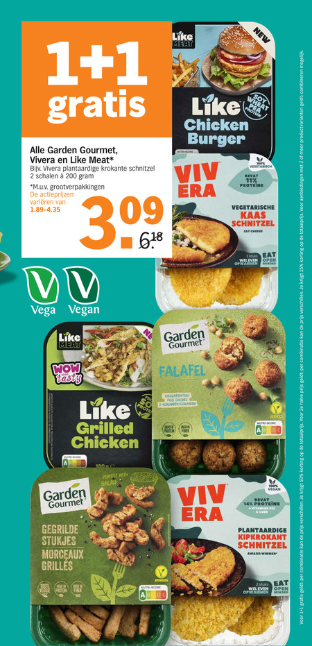 Vivera   vegetarisch folder aanbieding bij  Albert Heijn - details