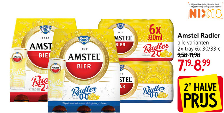 Amstel   radler bier folder aanbieding bij  Jan&nbsp;Linders - details