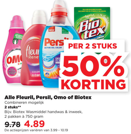 Omo   handwasmiddel, wasmiddel folder aanbieding bij  Plus - details