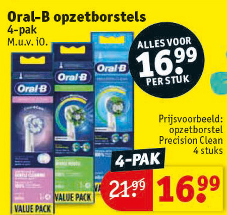 Braun Oral-B   opzetborstel folder aanbieding bij  Kruidvat - details