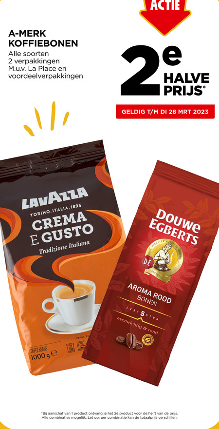 Lavazza   koffiebonen folder aanbieding bij  Jumbo - details