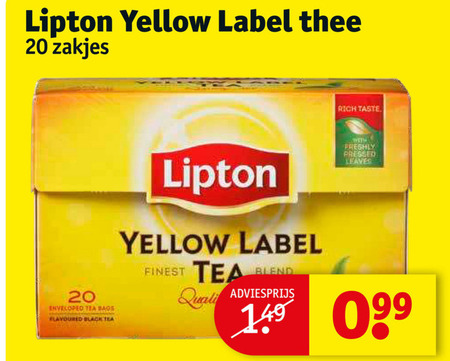 Lipton   thee folder aanbieding bij  Kruidvat - details