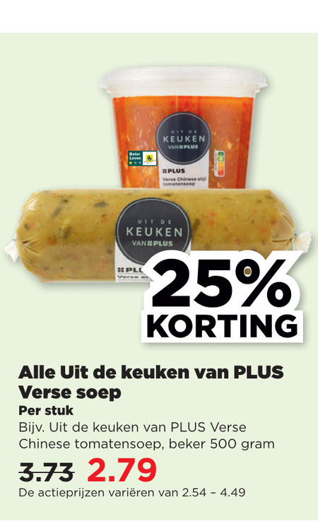 Plus Huismerk   soep folder aanbieding bij  Plus - details