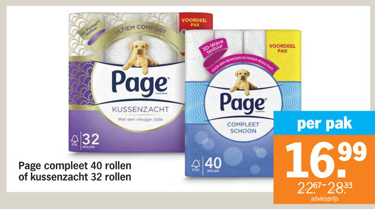 Page   toiletpapier folder aanbieding bij  Albert Heijn - details