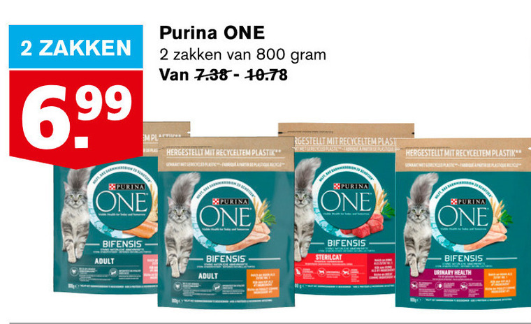 ventilatie Plateau Boom One kattenvoer folder aanbieding bij Hoogvliet - details