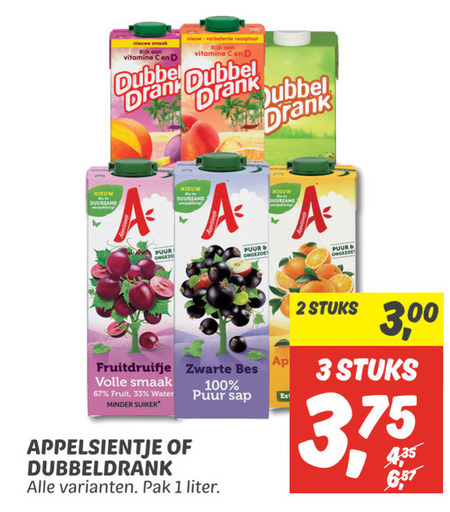 Appelsientje   fruitdrank folder aanbieding bij  Dekamarkt - details