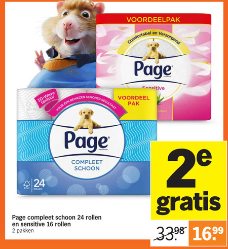 Page   toiletpapier folder aanbieding bij  Albert Heijn - details