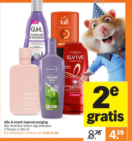 Alle merken   shampoo, haarverzorging folder aanbieding bij  Albert Heijn - details