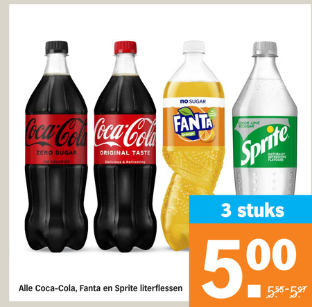 Sprite   cola, frisdrank folder aanbieding bij  Albert Heijn - details