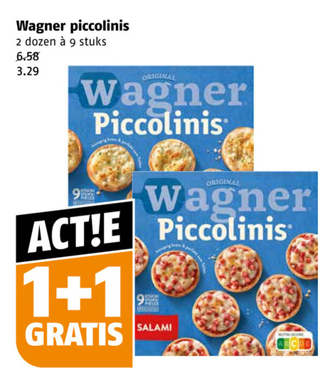 Wagner   diepvriespizza folder aanbieding bij  Poiesz - details