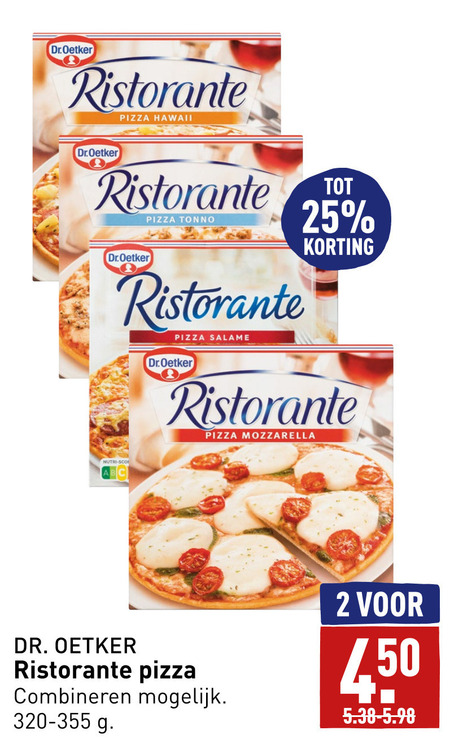 Dr Oetker   diepvriespizza folder aanbieding bij  Aldi - details