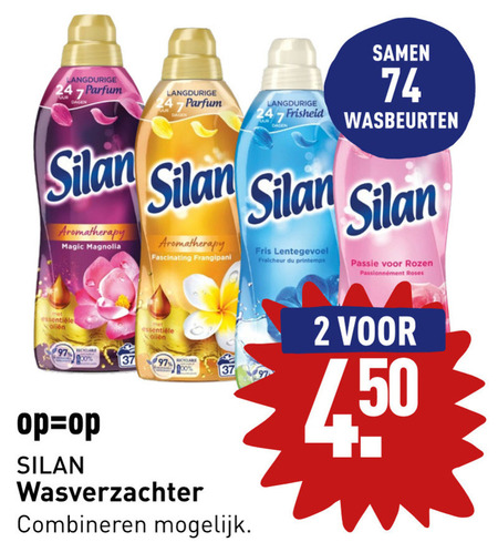 Silan   wasverzachter folder aanbieding bij  Aldi - details