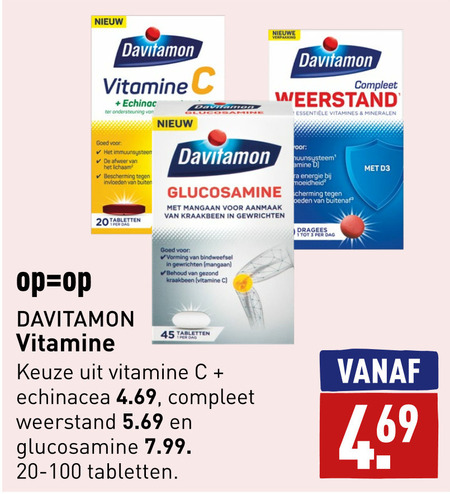 Davitamon   vitamine folder aanbieding bij  Aldi - details