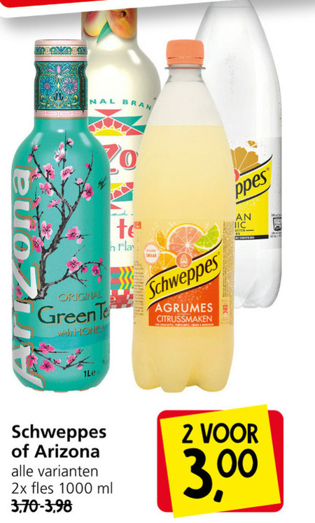 Schweppes   frisdrank, ice tea folder aanbieding bij  Jan Linders - details