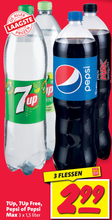 7-Up   frisdrank, cola folder aanbieding bij  Nettorama - details