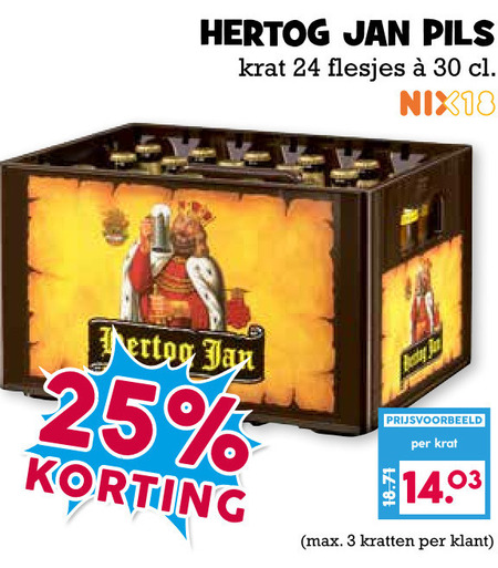 Hertog Jan   krat bier folder aanbieding bij  Boons&nbsp;Markt - details