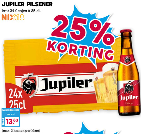 Jupiler   krat bier folder aanbieding bij  Boons Markt - details