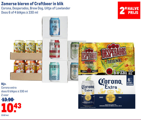 Desperados   speciaalbier folder aanbieding bij  Makro - details