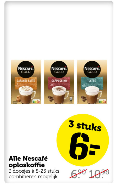 Nescafe   oploskoffie folder aanbieding bij  Coop - details