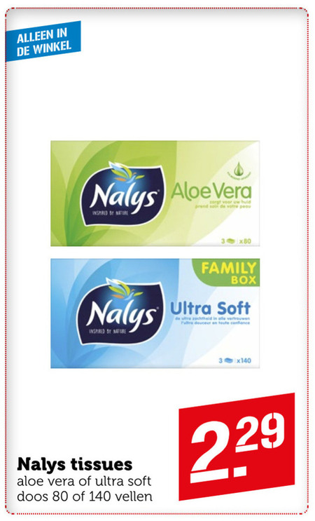 Nalys   tissue folder aanbieding bij  Coop - details