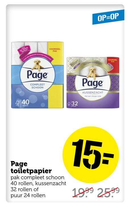 Page   toiletpapier folder aanbieding bij  Coop - details