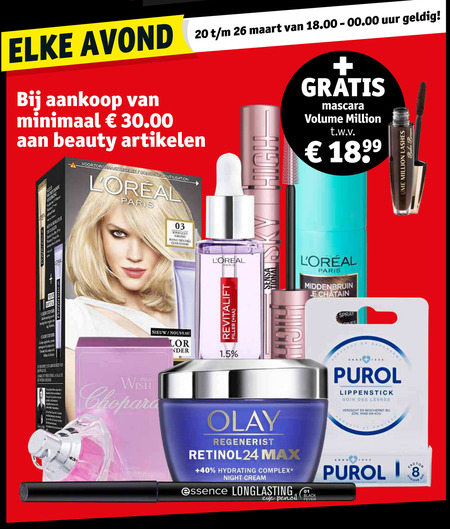 Maskara Folder L Oreal mascara folder aanbieding bij Kruidvat - details
