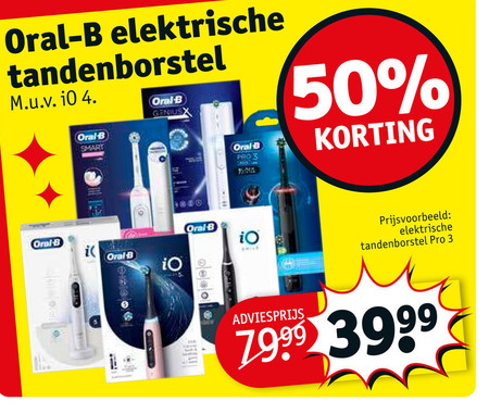 Braun Oral-B   electrische tandenborstel folder aanbieding bij  Kruidvat - details