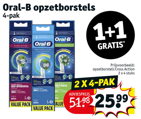 Braun Oral-B   opzetborstel folder aanbieding bij  Kruidvat - details