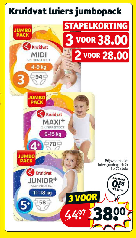 Kruidvat Huismerk   luiers folder aanbieding bij  Kruidvat - details