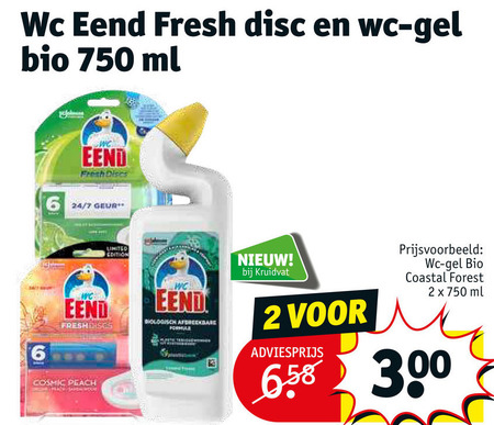 WC Eend   toiletblok, toiletreiniger folder aanbieding bij  Kruidvat - details