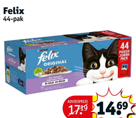 Felix   kattenvoer folder aanbieding bij  Kruidvat - details