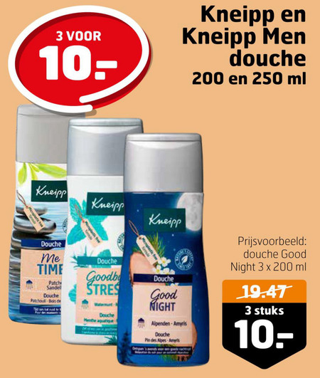 Kneipp   douchegel folder aanbieding bij  Trekpleister - details