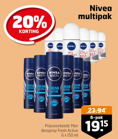 Nivea   deodorant folder aanbieding bij  Trekpleister - details