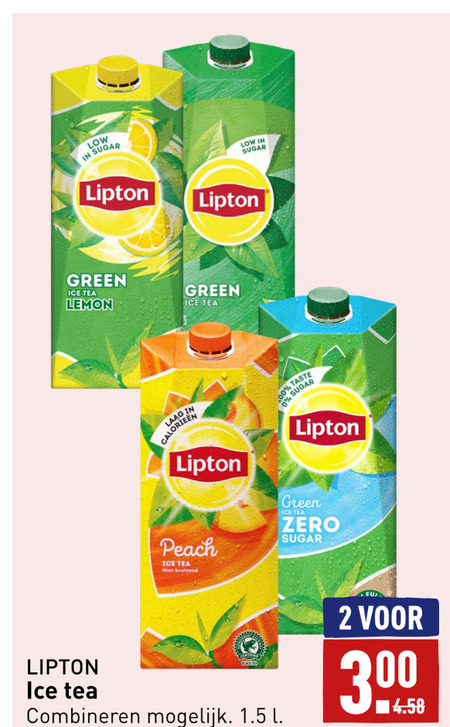 Lipton   ice tea folder aanbieding bij  Aldi - details