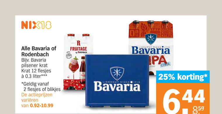 Rodenbach   blikje bier, speciaalbier folder aanbieding bij  Albert Heijn - details