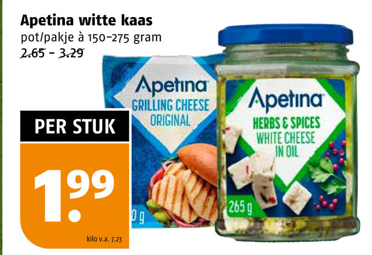 Apetina   feta folder aanbieding bij  Poiesz - details