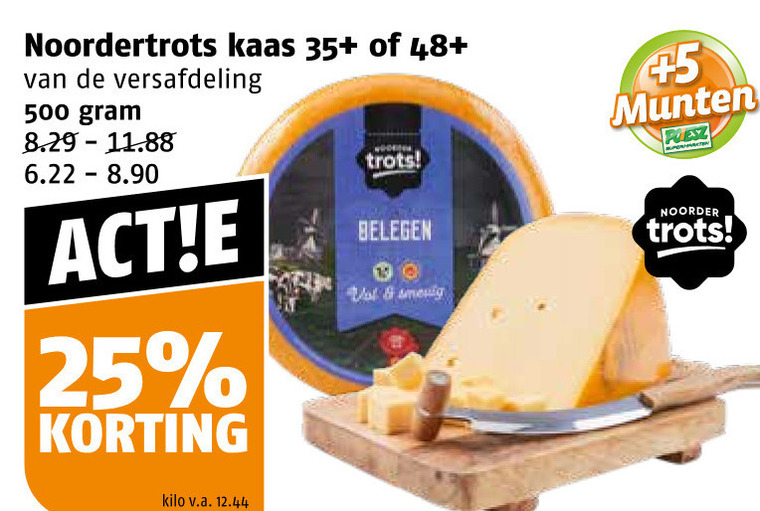 Noordertrots   kaas folder aanbieding bij  Poiesz - details