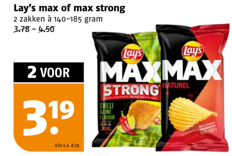 Lays   chips folder aanbieding bij  Poiesz - details