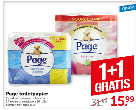 Page   toiletpapier folder aanbieding bij  Coop - details